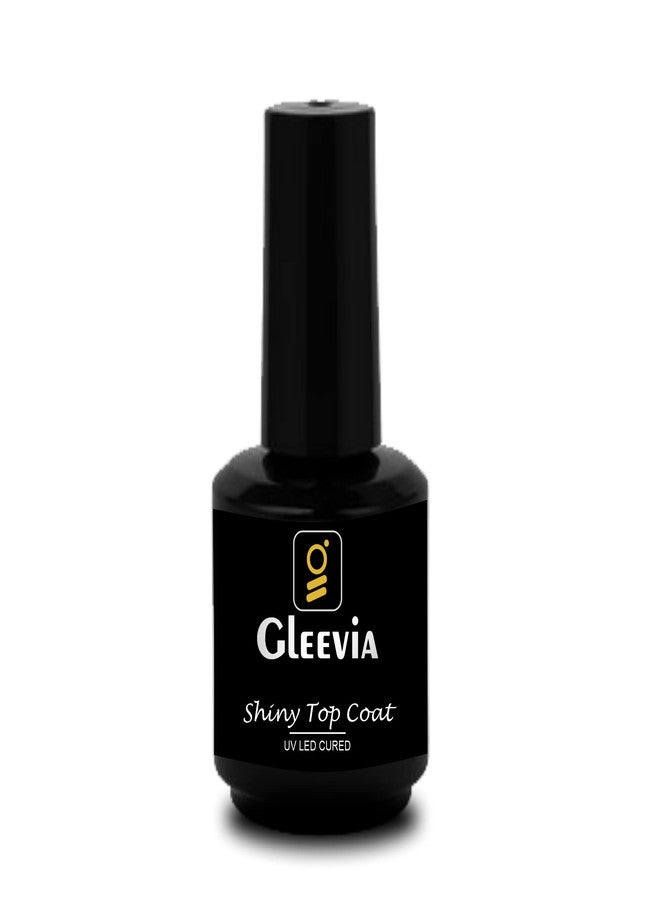 Gleevia Gel Polish Gel No Wipe Top Coat - Shine Finish and Long Lasting, Soak Off Nail Lamp Gel, 15ml - Image 1