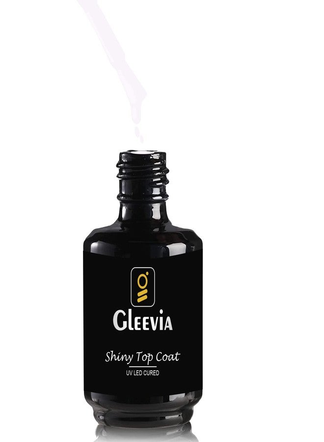 Gleevia Gel Polish Gel No Wipe Top Coat - Shine Finish and Long Lasting, Soak Off Nail Lamp Gel, 15ml - Image 3