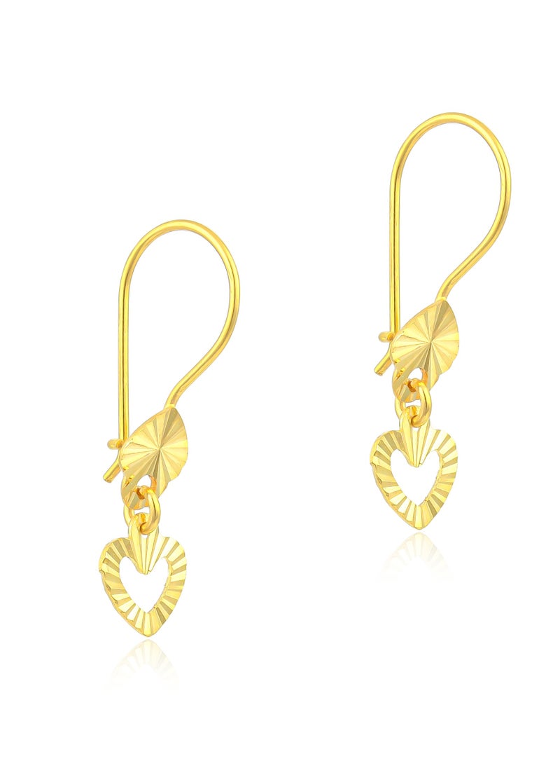 BAFLEH JEWELLERY - 22kt Gold Earrings That Dangle with Style - Image 1