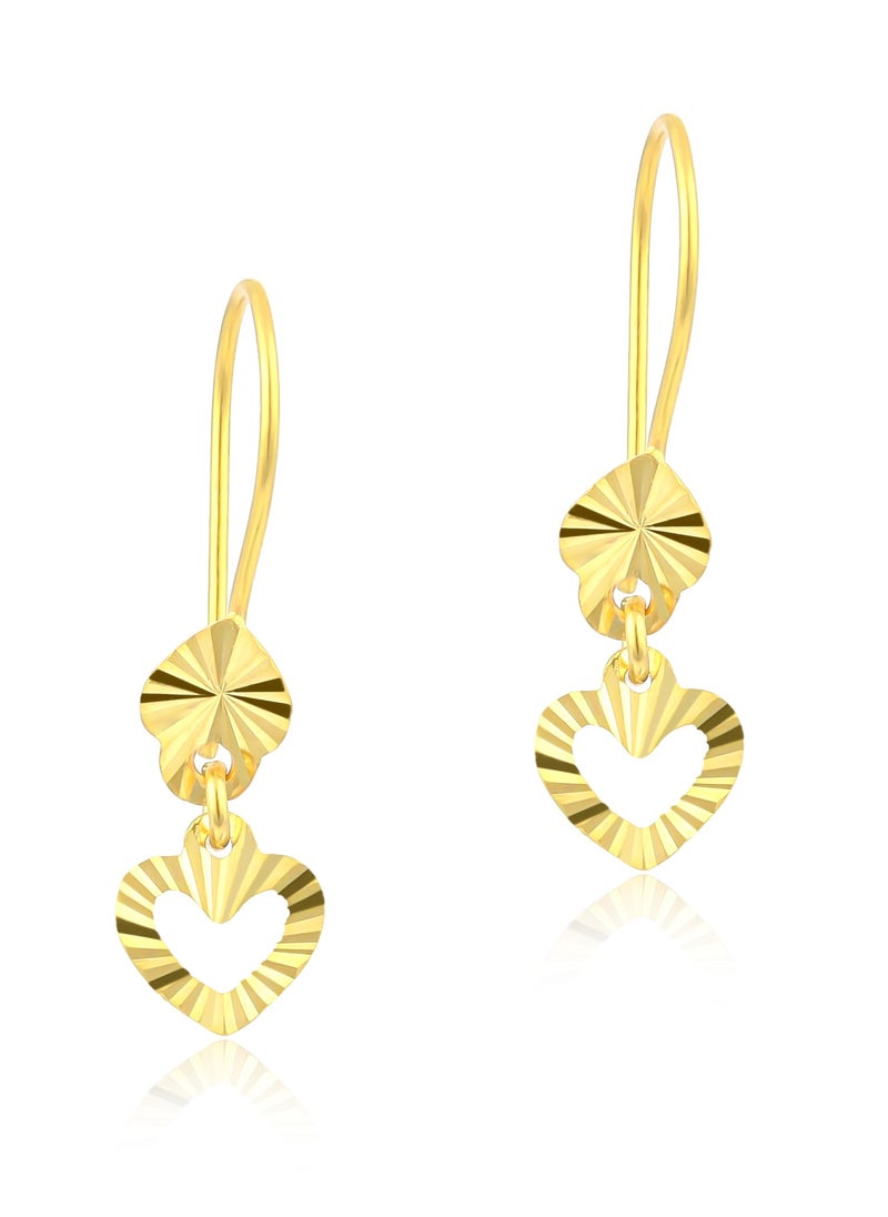 BAFLEH JEWELLERY - 22kt Gold Earrings That Dangle with Style - Image 1