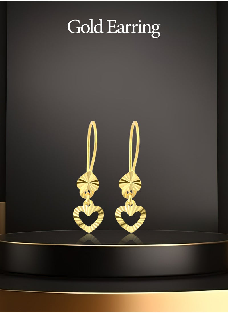 BAFLEH JEWELLERY - 22kt Gold Earrings That Dangle with Style - Image 1