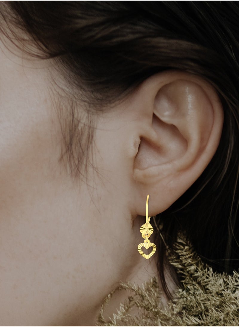 BAFLEH JEWELLERY - 22kt Gold Earrings That Dangle with Style - Image 1