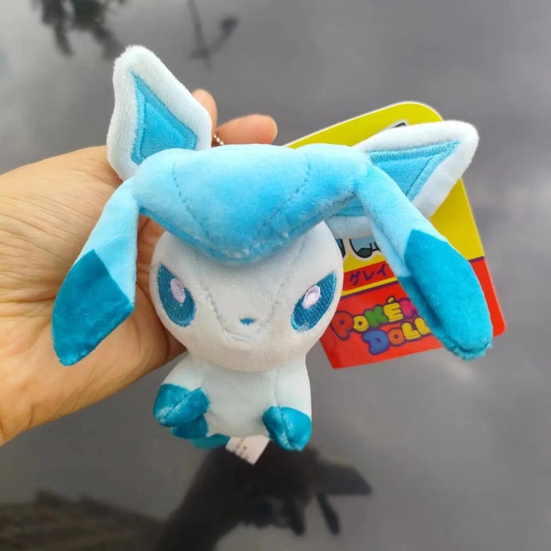 Bluejw Cute 10cm Pikachu Plush Keychain – Super Soft Stuffed Animal Toy Filled with PP Cotton, Kawaii Anime Hot Model Pokémon Collectible for Fans & Kids - Image 1