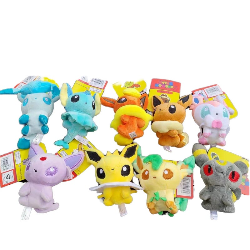 Bluejw Cute 10cm Pikachu Plush Keychain – Super Soft Stuffed Animal Toy Filled with PP Cotton, Kawaii Anime Hot Model Pokémon Collectible for Fans & Kids - Image 2