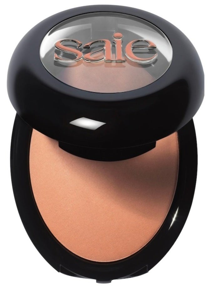 SAIE SuperSuede™ Radiant Talc-Free Baked Powder Bronzer Palermo 8g – Natural Sun-Kissed Glow Bronzing Powder - Image 1