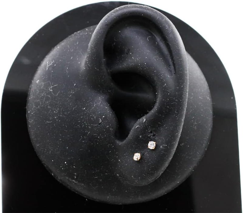 NewkeepsR 20g/18g/16g G23 Titanium Press Fit Threadless Push Pop in Labret Lip Monroe Tragus Earring Stud Piercing - Image 4
