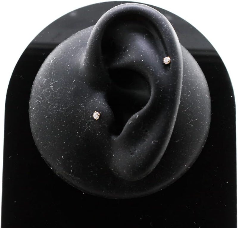 NewkeepsR 20g/18g/16g G23 Titanium Press Fit Threadless Push Pop in Labret Lip Monroe Tragus Earring Stud Piercing - Image 5
