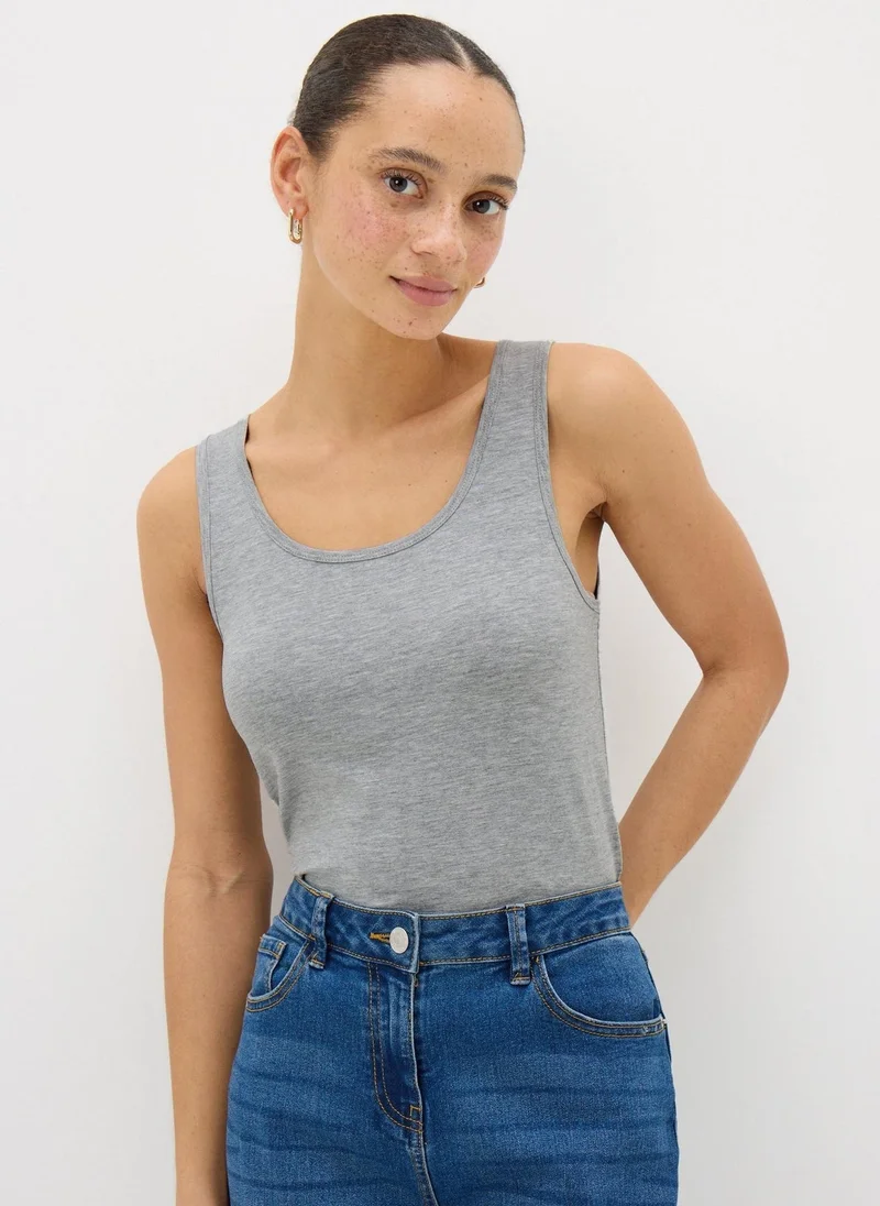 Matalan Grey Longline Vest Top