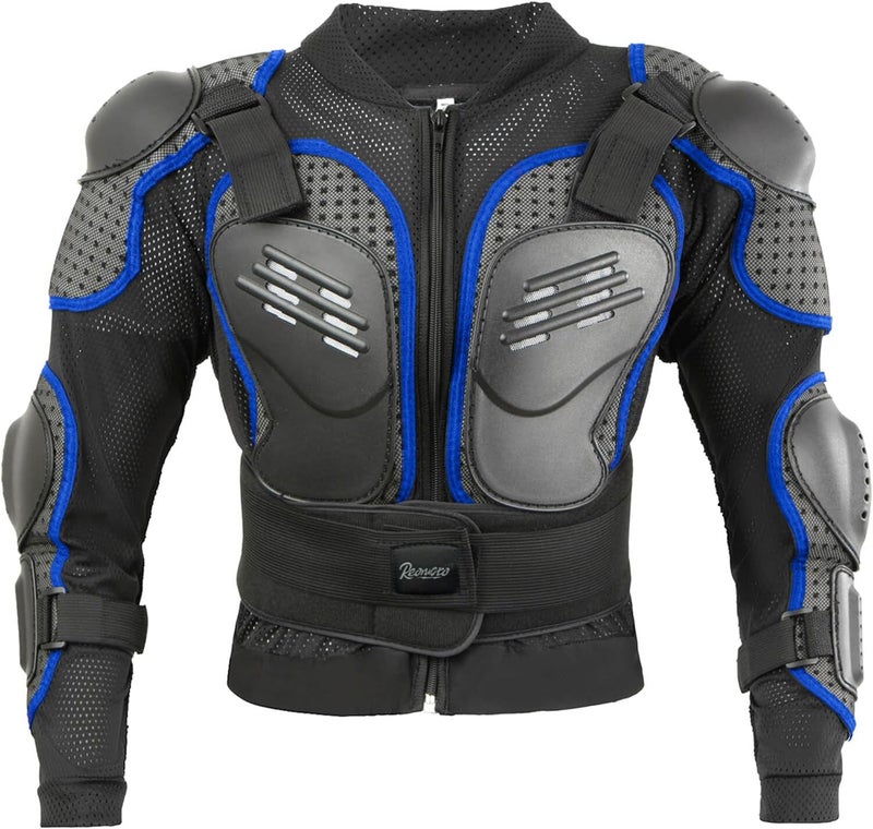 Reomoto Kids Motorcycle Jacket - Full Body Armor for Cycling, MTB, ATV, Skate, and Ski - Image 1