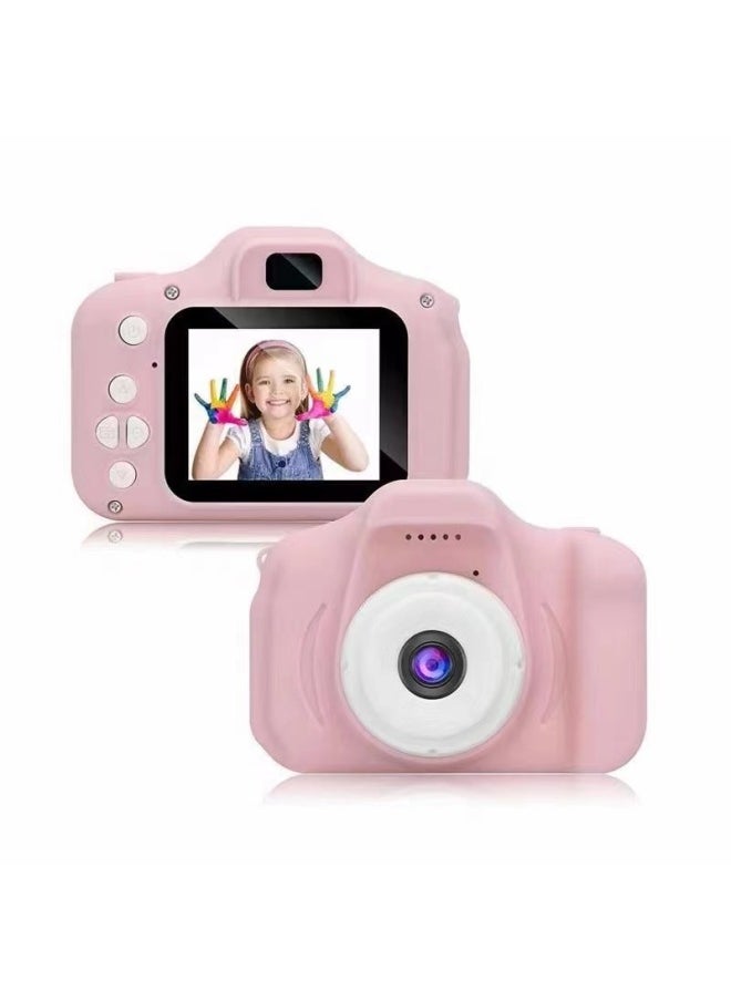 X2 Children's Digital Camera Puqing Can Take Pictures Baby Mini SLR Toy Manufacturers Wholesale-Color:Pink  - Image 1