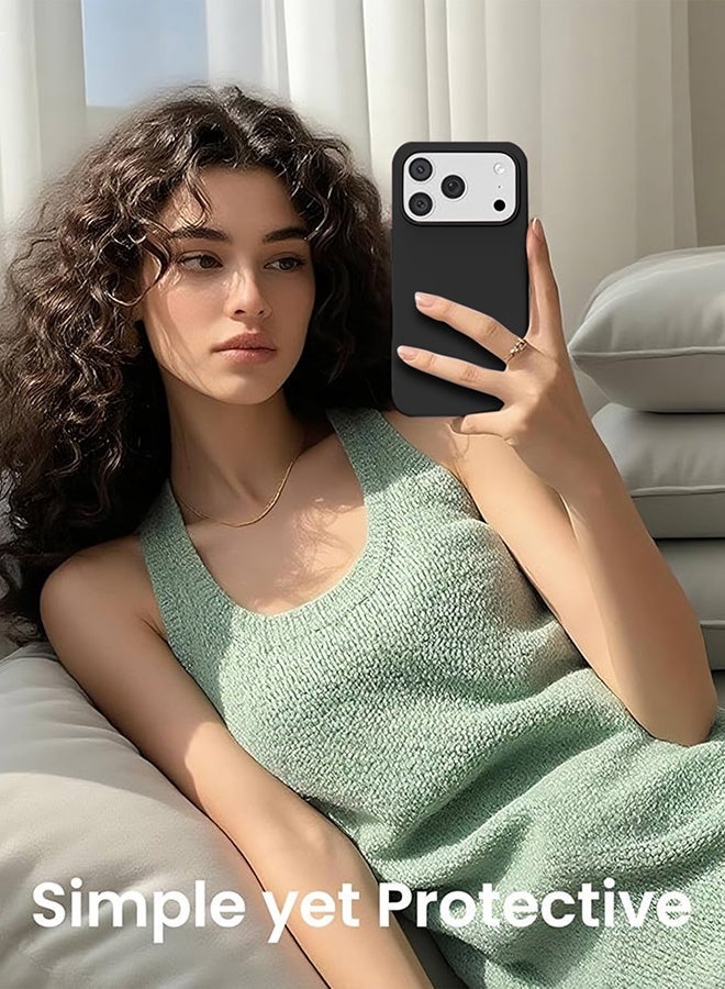 Mida iPhone 17 Pro Max Silicone Case Cover, full body protection case with a soft silky feel, shockproof cover with microfiber lining - Image 5