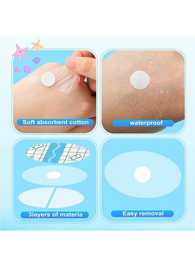 60 PCS Disposable Waterproof Ear Patches, Baby Ear Covers for Swimming Shower Ear Protectors with Soft Cotton, for Shower Surfing Snorkeling and Other Water Sports - Image 4