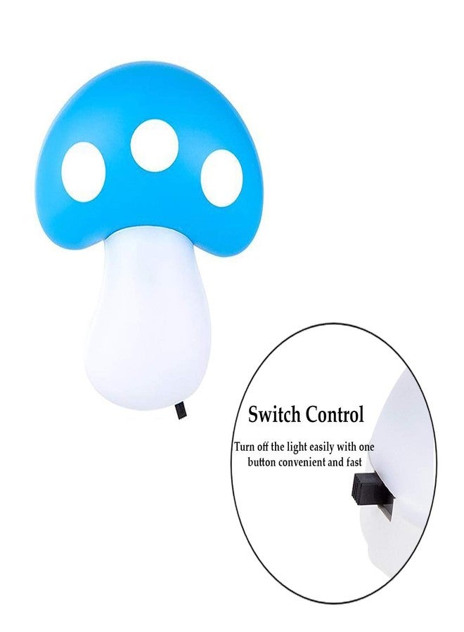 أسينشين أسينشن - مصباح ليلي بتصميم فطر إبداعي موفر للطاقة ورومانسي، مثالي للسرير، ديكور منزلي، هدية مميزة لحفلات أعياد ميلاد الأطفال (متنوعة) (عبوة من قطعتين) - Image 5
