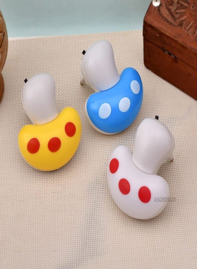 أسينشين أسينشن - مصباح ليلي بتصميم فطر إبداعي موفر للطاقة ورومانسي، مثالي للسرير، ديكور منزلي، هدية مميزة لحفلات أعياد ميلاد الأطفال (متنوعة) (عبوة من قطعتين) - Image 1