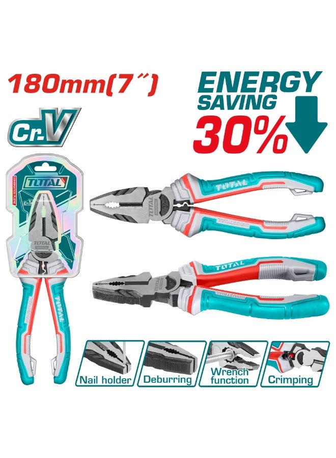 Total 7 Inch Pliers 2 Colors Heavy Duty New Tht210706S