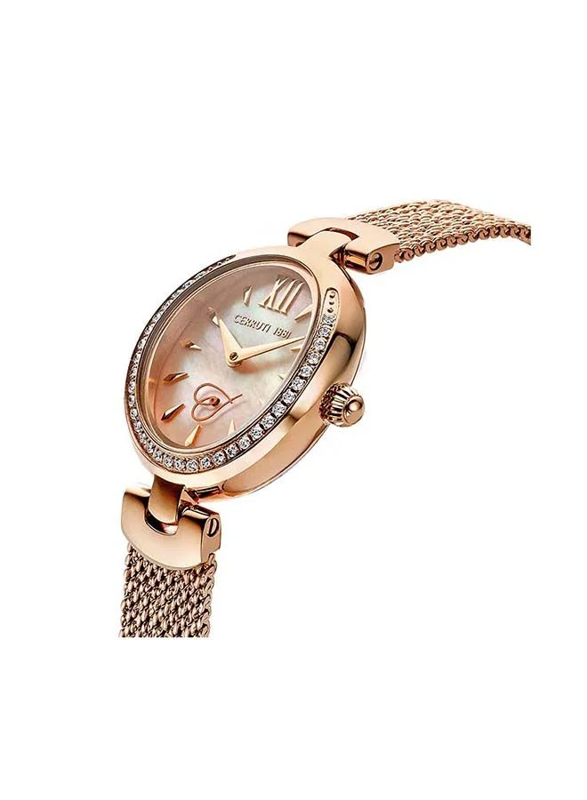 شيروتي 1881 NEMI Round Analog Wrist Watch CIWLG2206502 - 26 mm - Pink