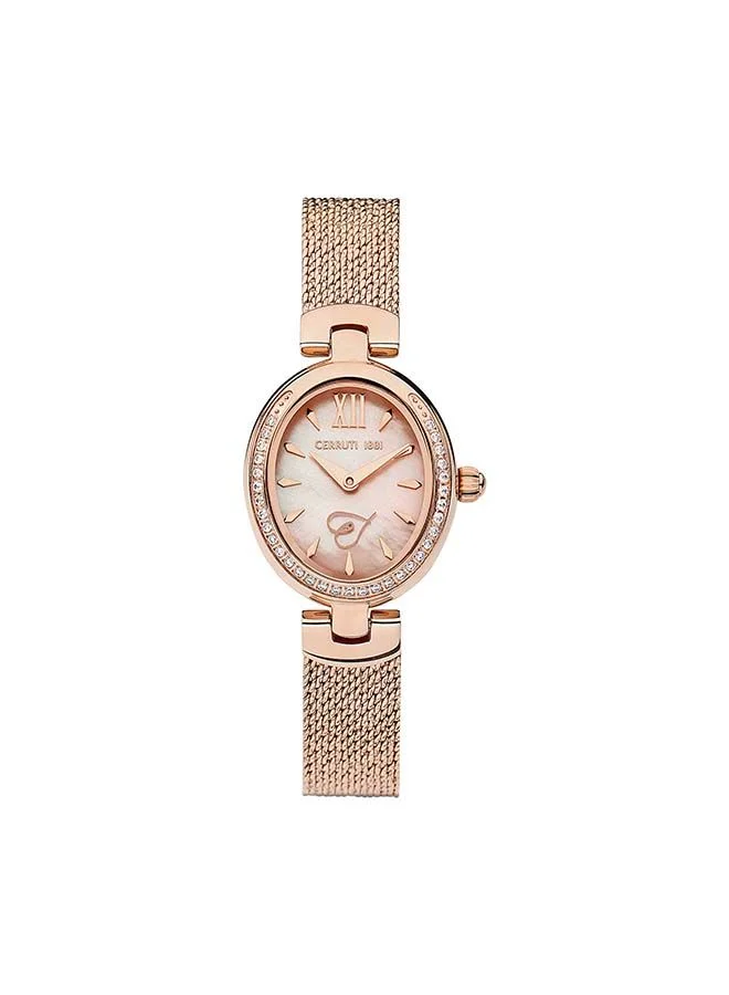 شيروتي 1881 NEMI Round Analog Wrist Watch CIWLG2206502 - 26 mm - Pink