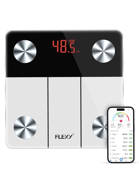 Digital Apps Enabled Weighing Scale To Check BMI Fat Water And Muscle Tone