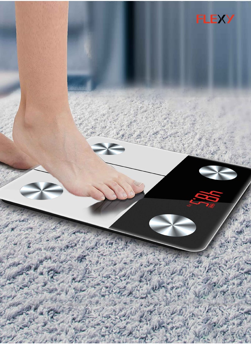 Flexy - Digital Apps Enabled Weighing Scale To Check BMI Fat Water And Muscle Tone - Image 1