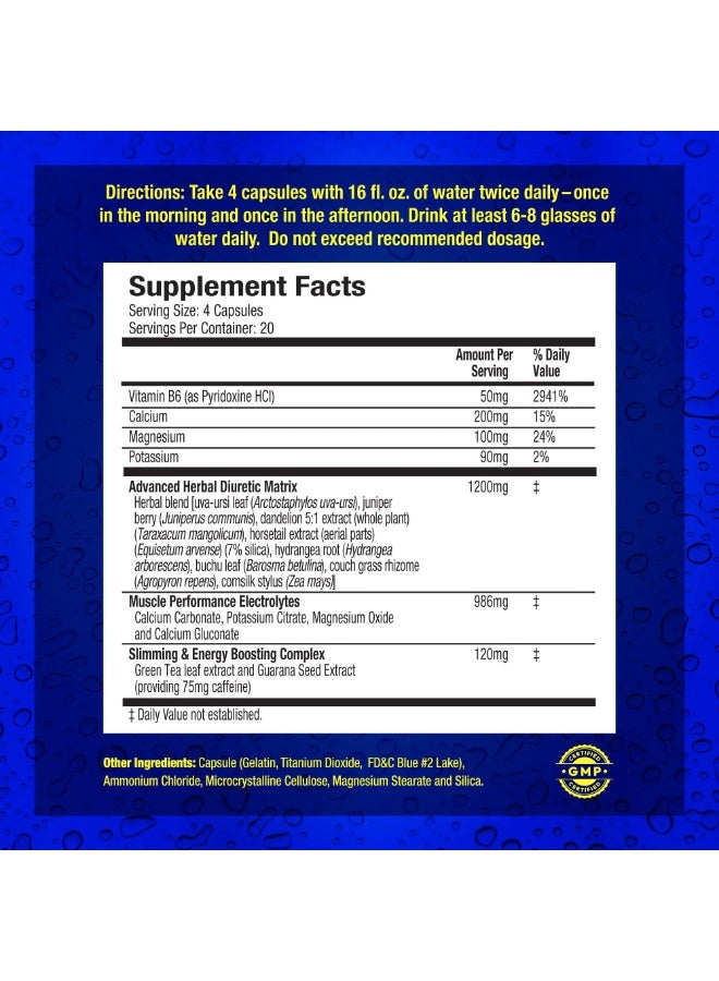 MHP, Xpel, Diuretic, 80 Caps, 20 Servings - Image 2