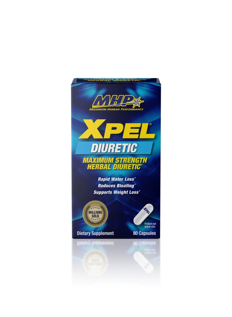 MHP, Xpel, Diuretic, 80 Caps, 20 Servings - Image 1