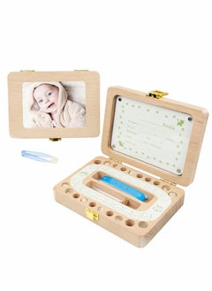 Tooth Box, Personality Wooden Kids Keepsake Organizer for Baby Teeth and Hair Photo, Shower & Birthday Gift, Storage Memory - pzsku/Z132F87CF0A991A409F75Z/45/_/1698745906/6ca08c2e-87b3-4fa9-85b1-9783cba6c9b0