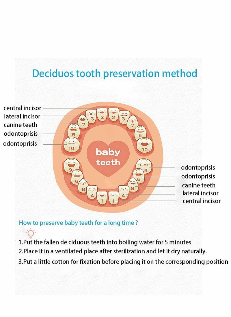Y&D - Tooth Box, Personality Wooden Kids Keepsake Organizer for Baby Teeth and Hair Photo, Shower & Birthday Gift, Storage Memory - Image 1