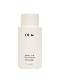 Ouai Medium Conditioner - Hydrating Hair Conditioner With Coconut Oil, Babassu Oil, And Keratin - Strengthens, Repairs And Adds Shine - Paraben And Phthalate Free Hair Care Products - 10 Oz  - Image 1