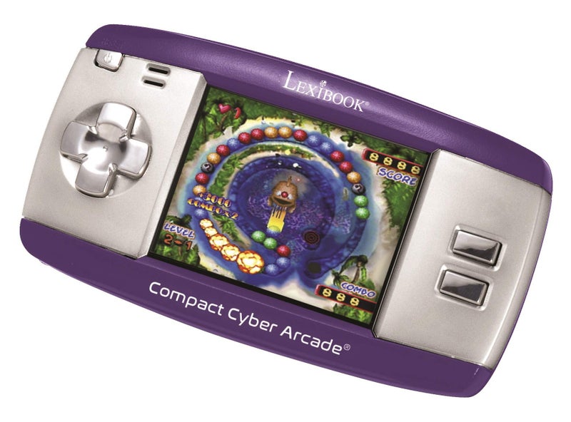 Lexibook وحدة ألعاب مدمجة سيبر أركيد المحمولة 250 لعبة LCD بنفسجي JL2375PR - Image 2