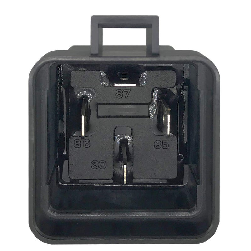 irhapsody 4-pin 40/30AMP 12V DC Waterproof Relay with Heavy-Duty Wires, SPST Automotive Relay, Pack of 1 - Image 4