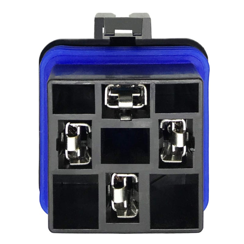 irhapsody 4-pin 40/30AMP 12V DC Waterproof Relay with Heavy-Duty Wires, SPST Automotive Relay, Pack of 1 - Image 3