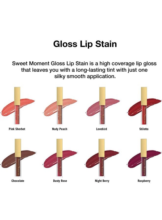 Sistar Sweet Moments Gloss Lip Stain Long-Lasting Glossy Finish Vivid High Pigment Colors Smooth and Sweet 1.5 mL / 0.05 fl. oz. (Pink Sherbet) - Image 3