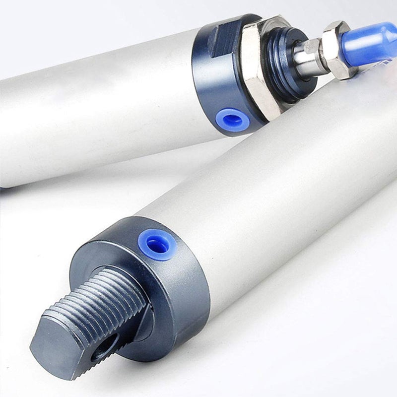 beduan Pneumatic Mini Air Cylinder MAL 16 x 125 Screwed Piston Rod Dual Action 16mm Bore 125mm Stroke - Image 3