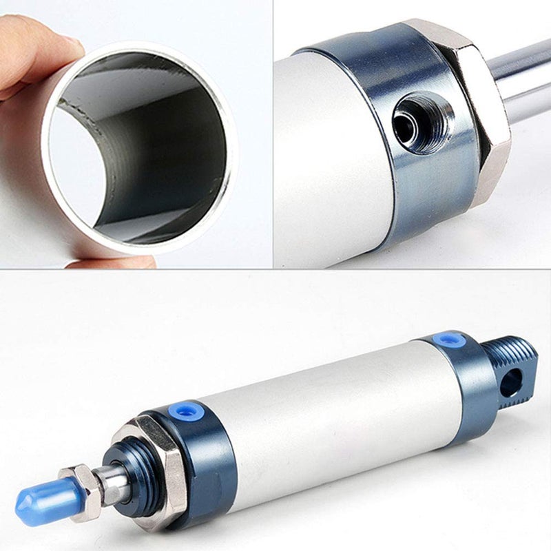 beduan Pneumatic Mini Air Cylinder MAL 16 x 125 Screwed Piston Rod Dual Action 16mm Bore 125mm Stroke - Image 4