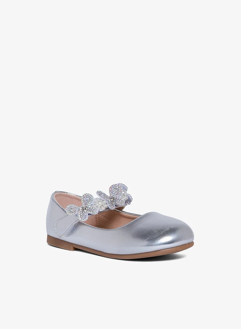 Geoomnii Geoomnii Infant Girls Ballerina Shoes – Soft Closed-Toe Flats for Baby Girls, Comfortable Daily Wear & Special Occasions