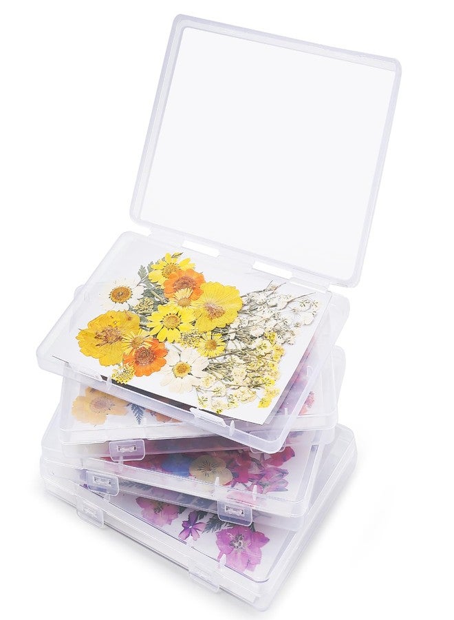 Aboofx 4PCS Dried Flower Storage Set with Blotting Paper, Ziplock Bag and Desiccant, Flower Preservation Kit - Good Seal, High Capacity to Keep Flowers Color and Dry (6.3 x 4.3 inch) - Image 1