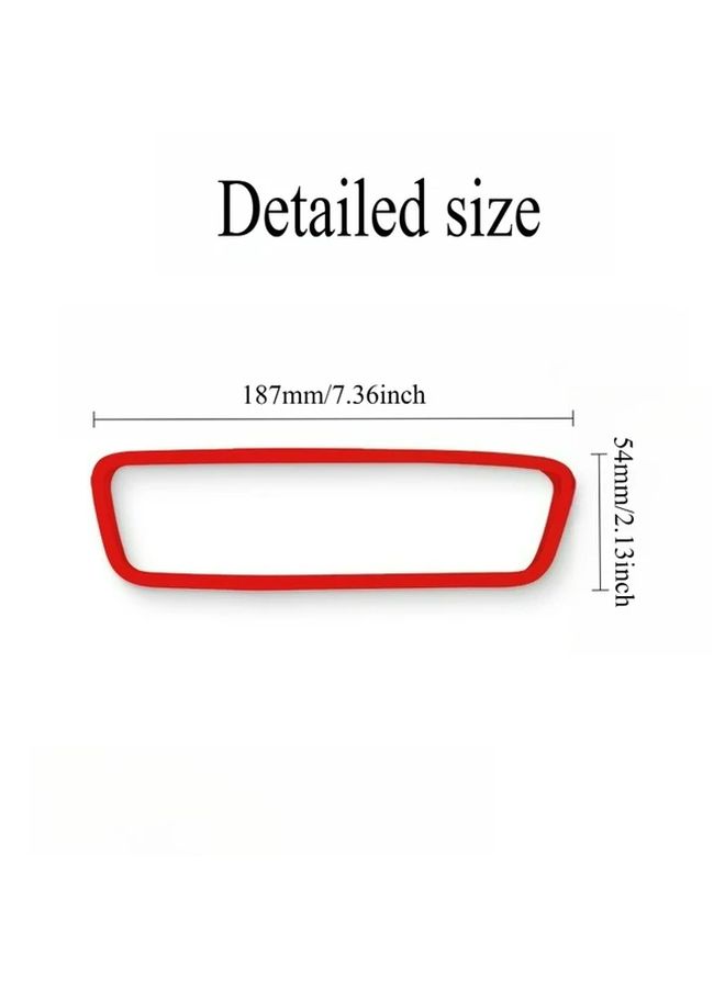 Pink Silicone Car Rearview Mirror Protective Cover Shockproof Anti Collision Frame - Image 2