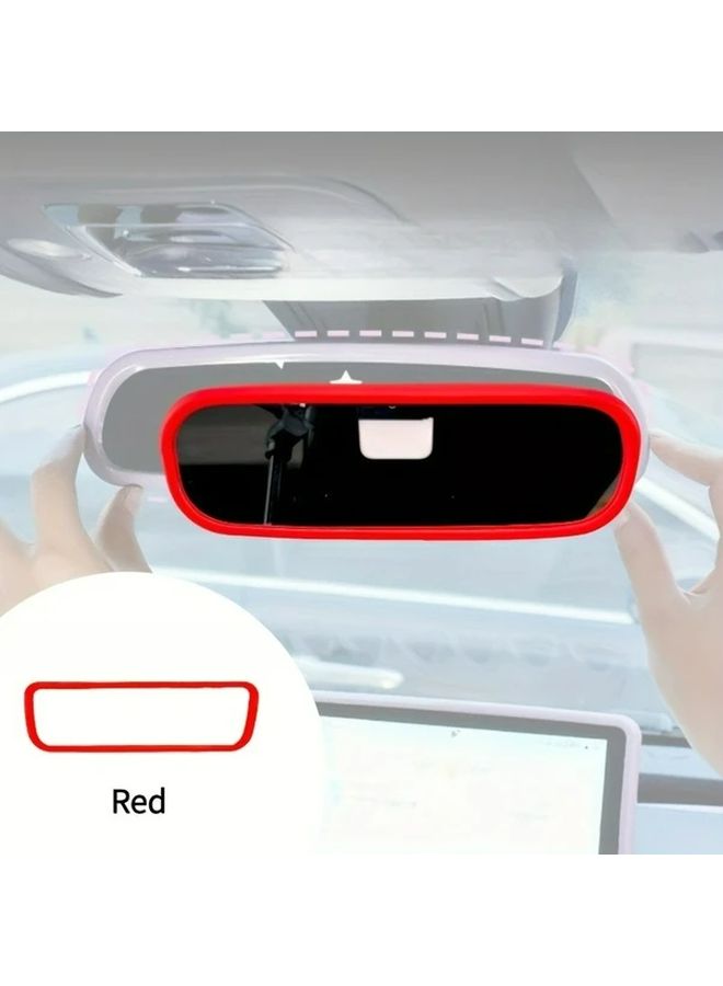 Pink Silicone Car Rearview Mirror Protective Cover Shockproof Anti Collision Frame - Image 5