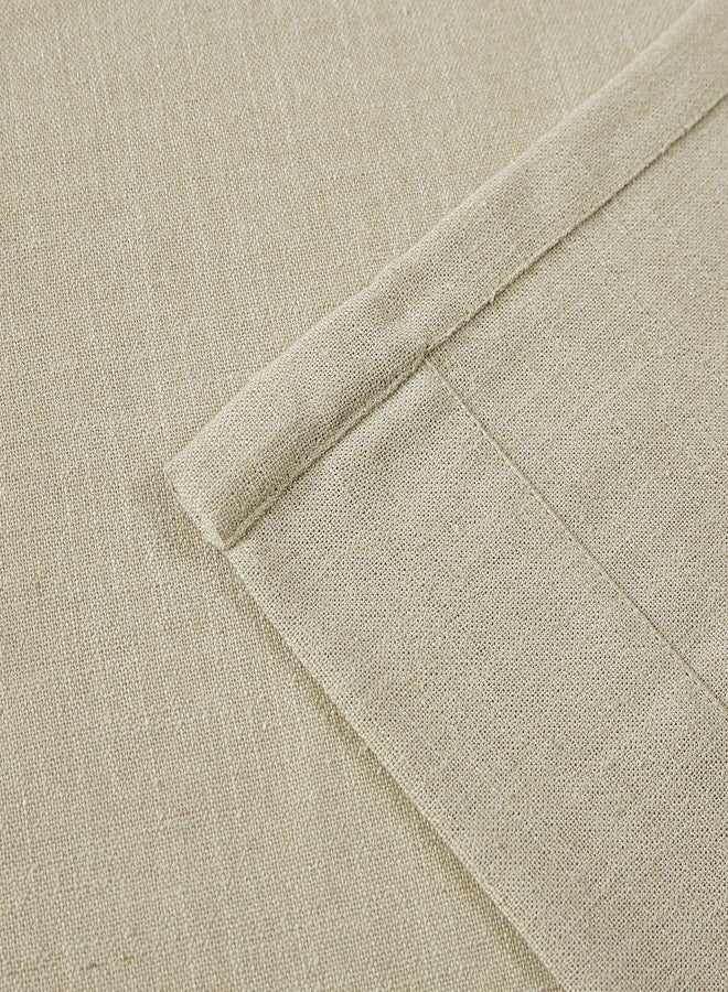 Vision Home Sand Pinch Pleated Semi Sheer Curtains Textured Linen Blended Light Filtering Window Curtains 102 inch for Living Room Bedroom Pinch Pleat Drapes with Hooks 2 Panels 40"Wx102"L,Camel Beige - Image 4