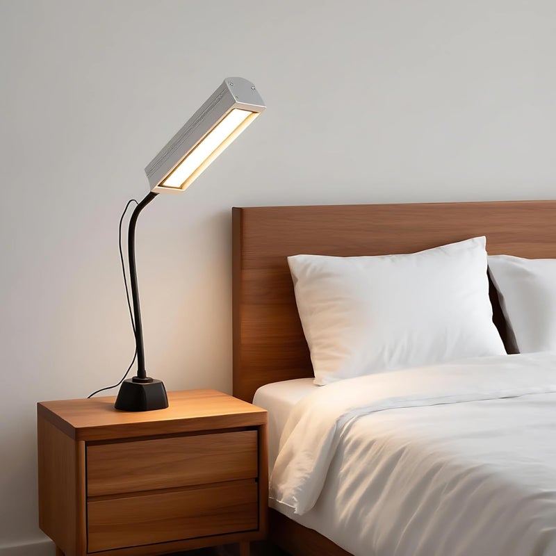 مصباح عمل LED عام الاستخدام، قوة 10 واط، جهد 220 فولت، مزود بمقبض قوي، طول المقبض 15.7 بوصة، يتوافق مع المقابس الأمريكية، مصنوع من سبيكة الألومنيوم، مقاوم للماء وفقًا لمعيار IP67، مناسب لمنصات عمل الأتارات. - Image 3