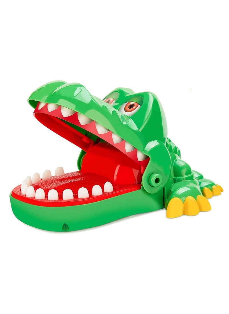 ABJ - Hungry Crocodile Dentist Game Finger Catching Game for Kids, a Big Sized Dental Puppet with Teeth and Push Game Feature, Perfect for Alligator and Jaws Toy Lovers - Image 1