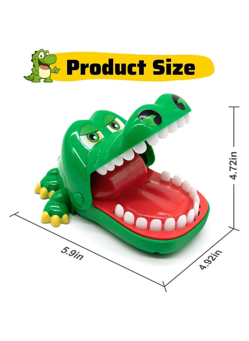 ABJ - Hungry Crocodile Dentist Game Finger Catching Game for Kids, a Big Sized Dental Puppet with Teeth and Push Game Feature, Perfect for Alligator and Jaws Toy Lovers - Image 1