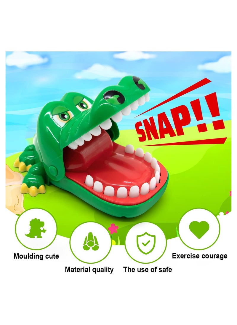ABJ - Hungry Crocodile Dentist Game Finger Catching Game for Kids, a Big Sized Dental Puppet with Teeth and Push Game Feature, Perfect for Alligator and Jaws Toy Lovers - Image 1