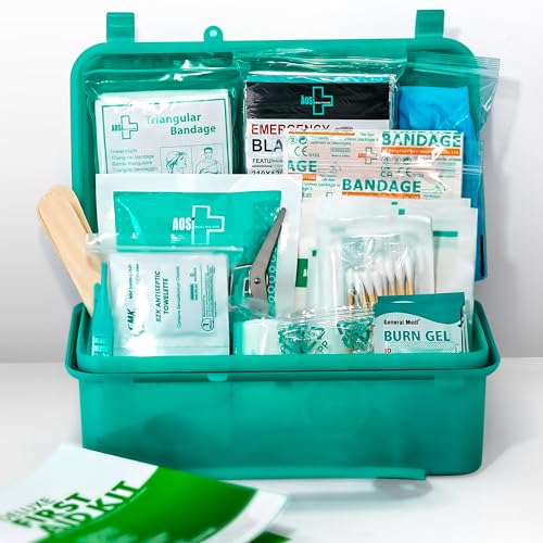General Medi 150 Pieces Hardcase First Aid Kit - First Aid Box Contains Premium Medical Supplies for Travel, Home, Office, Vehicle, Camping, Workplace & Outdoor - Image 5