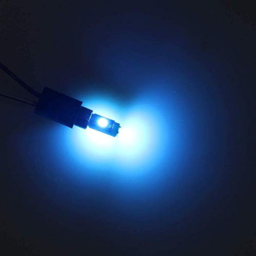 Nanpoku T5 LED Bulbs 74 73 37 2721 LED Bulb for Auto Car Dashboard Dash Instrument Panel Gauge Cluster Indicator Lights Lamp(Ice Blue) - Image 4