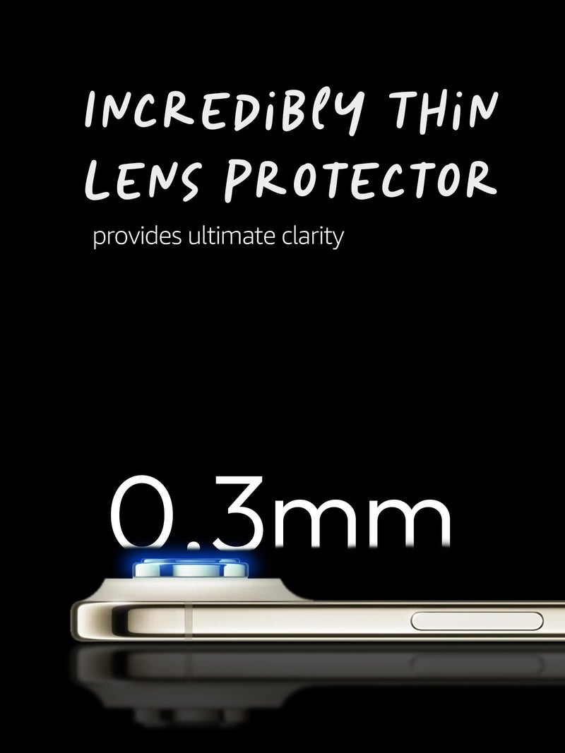 Lensarmor Compatible with iPhone Air Camera Lens Protector Light Gold (2-Pack) – 9H Tempered Glass, Military-Grade Anti-Scratch, Slim & Case-Friendly, Easy Install Frame - Image 5