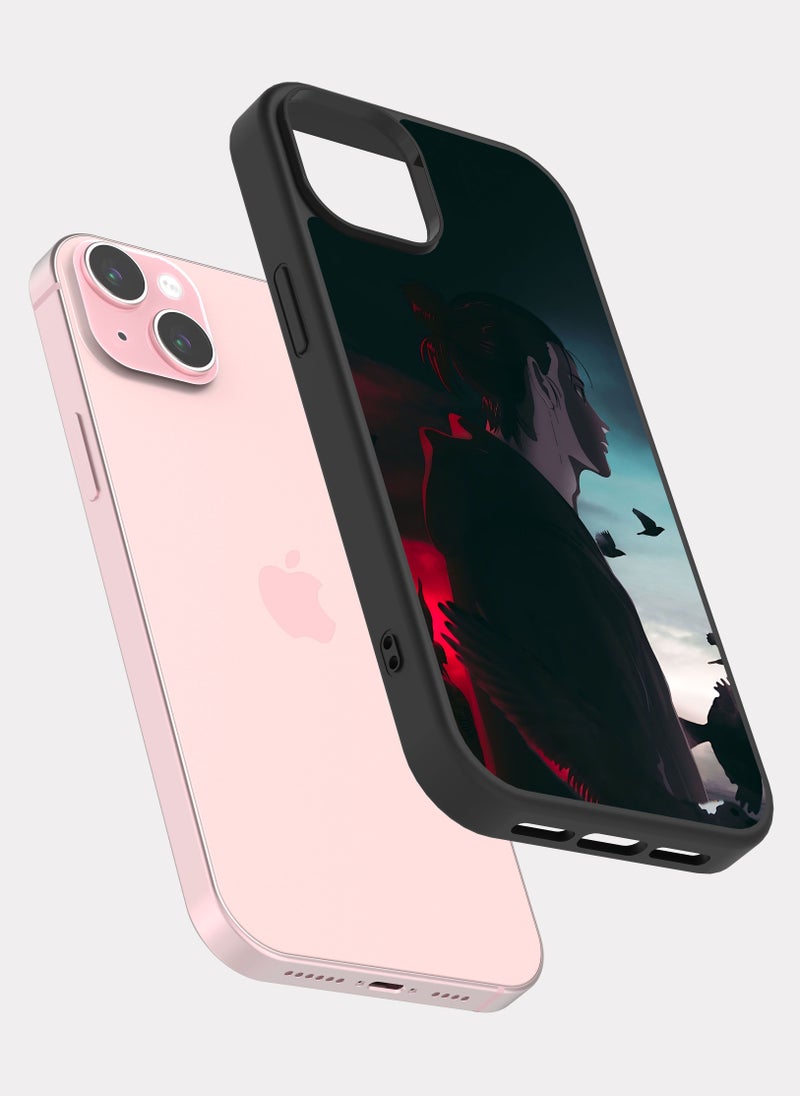 بكسلات كفر ايفون 15 بلس هجوم العمالقة ايرين احمر - Image 2