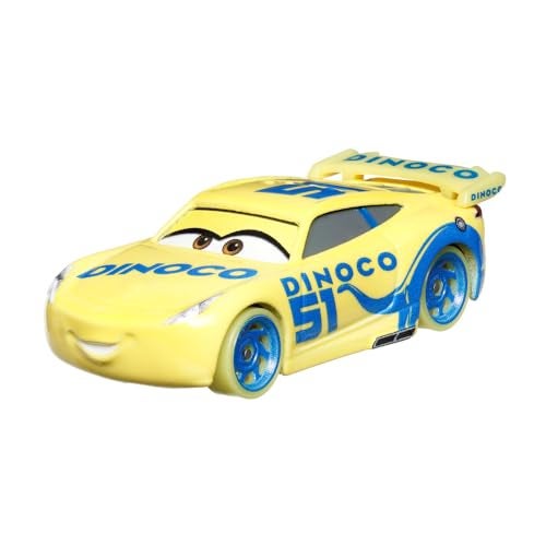 Disney Pixar Cars Glow Racers - Dinoco Cruz Ramirez - Cars Metal - Image 1