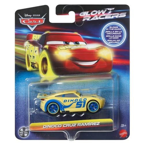Disney Pixar Cars Glow Racers - Dinoco Cruz Ramirez - Cars Metal - Image 4