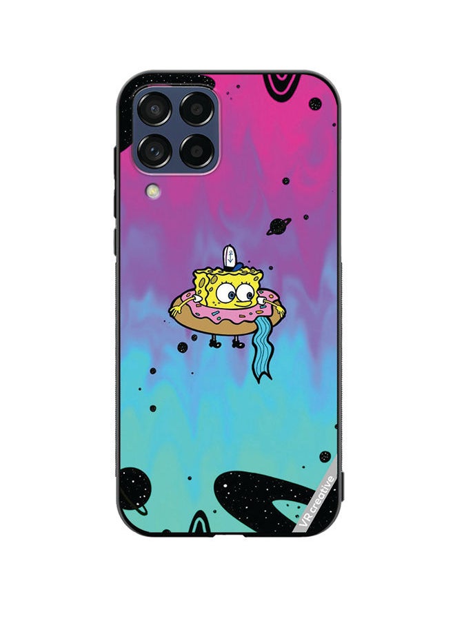 Protective Case Cover For Samsung Galaxy M53 Spongebob Design Multicolour
